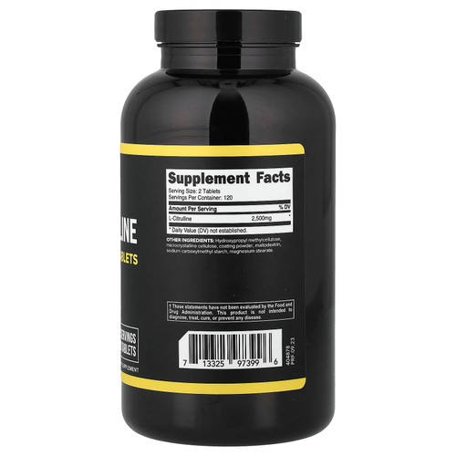 Primaforce, L-цитруллин, 240 таблеток (1250 мг в одной таблетке)