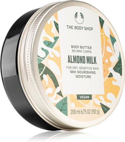 The Body Shop Almond Milk - питательное масло для тела для сухой и чувствительной кожи /   200  ml  / GTIN 5028197973643