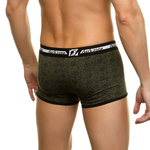 Трусы-боксеры цвета хаки с принтом-пейсли (Размер: L) (Цвет: хаки)