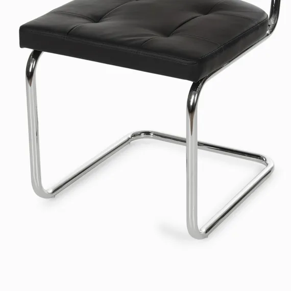 Стул Horizen, черный, спинка из ротанга