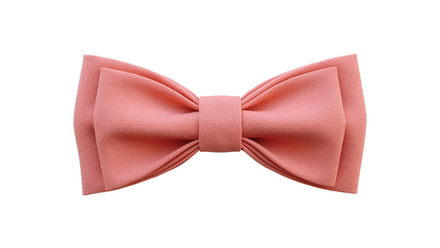 Однотонный галстук - бабочка (лососевый)