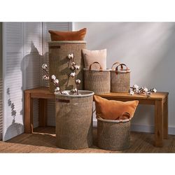 Корзина для хранения Sustainable collection, Ø42х55 см, бежевая