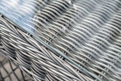 "Гранд Латте" лаунж-зона из искусственного ротанга, цвет графит