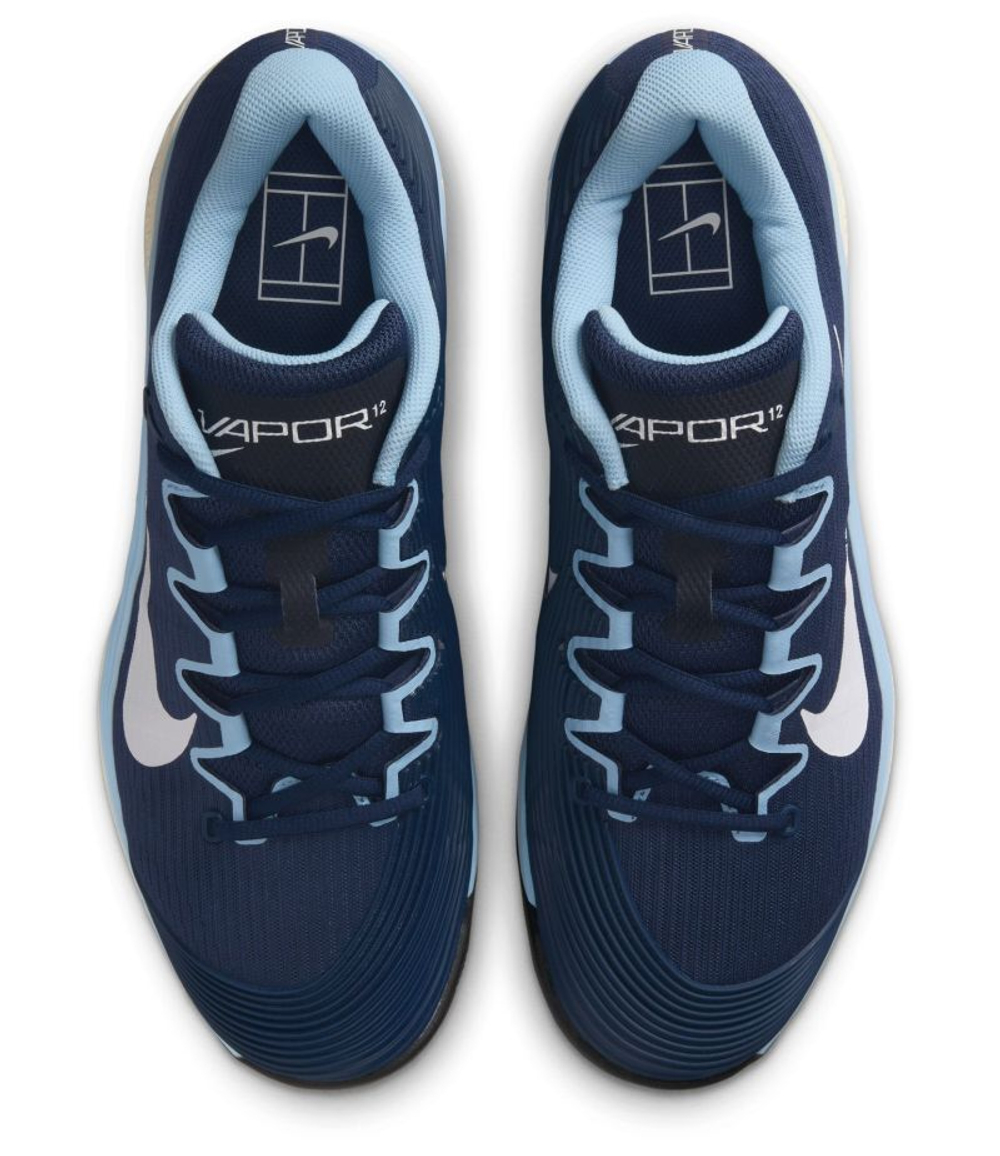 Мужские кроссовки теннисные Nike Zoom Vapor 12 - midnight navy/white/blue