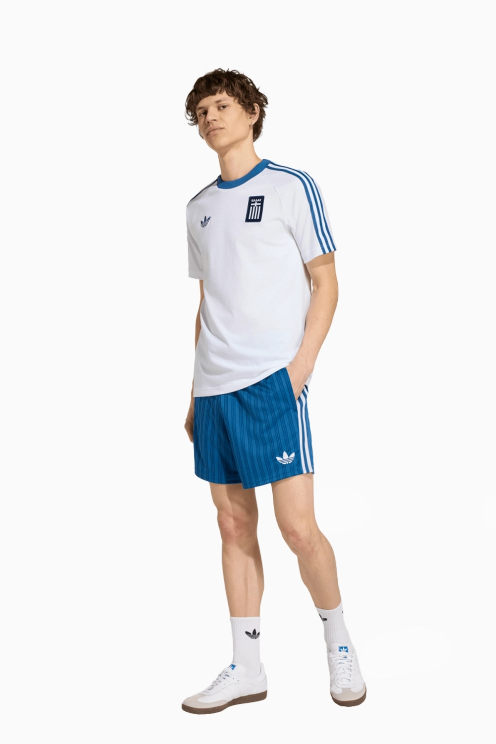Шорты adidas Originals Греция 2026 - синий