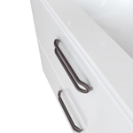 Тумба с умывальником IDDIS Brick, подвесная, 80 см, белая, BRI80W0i95K