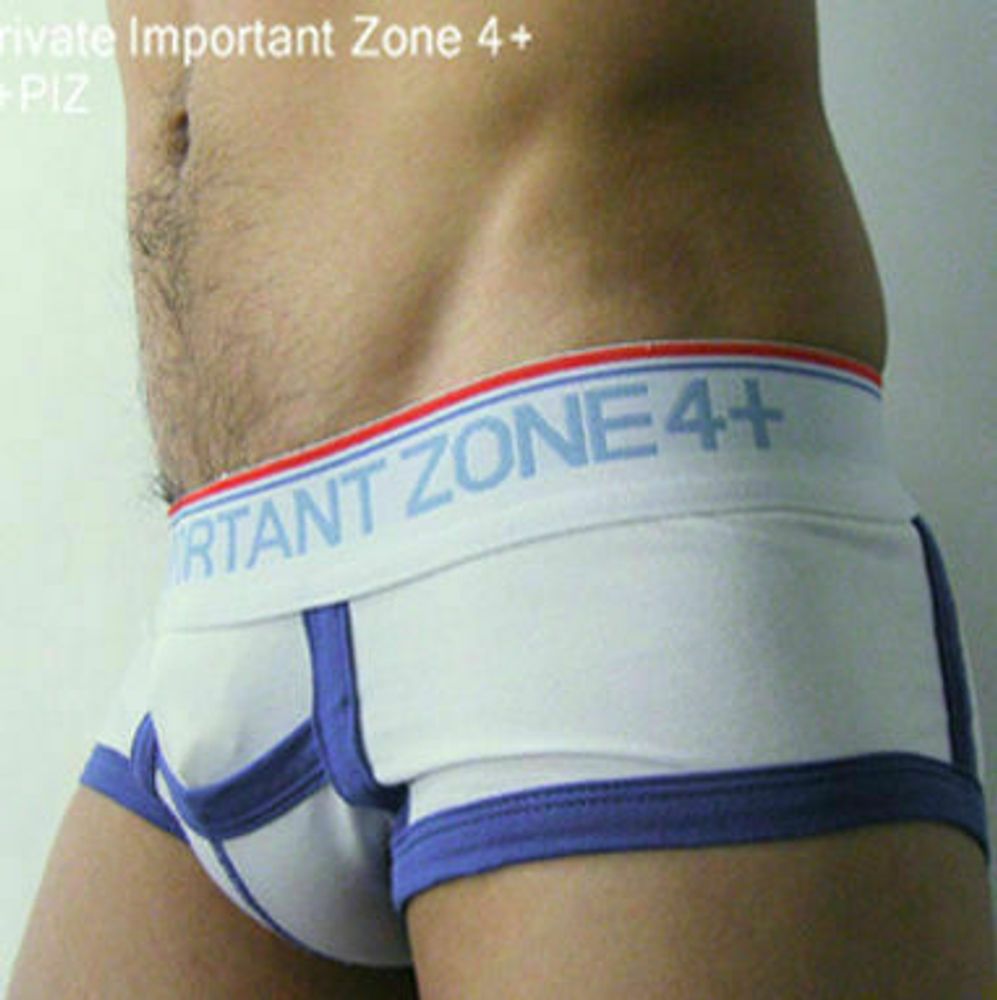 Мужские трусы хипсы 4+ Private Important Zone White Hipster