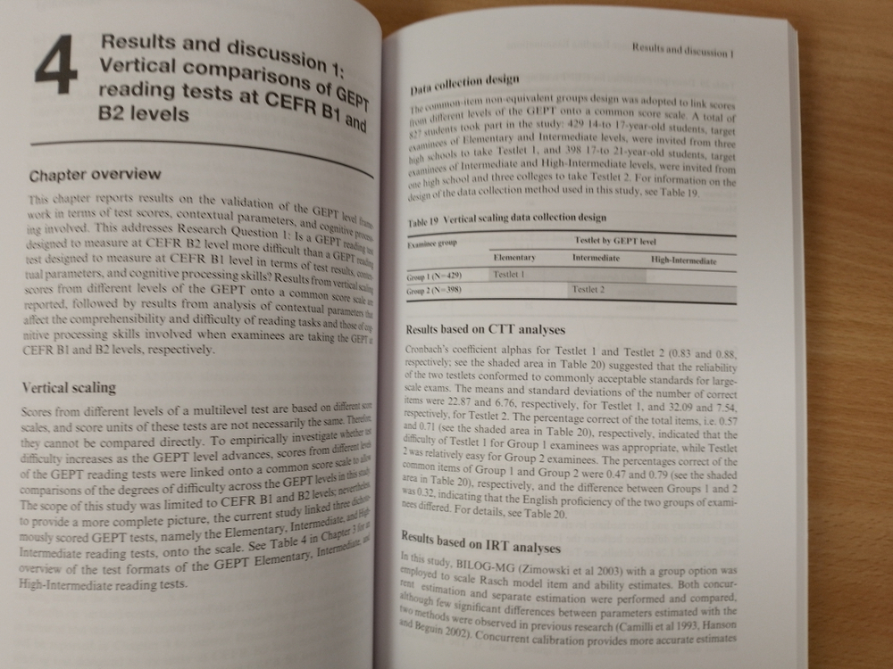 Validating Second Language Reading Examinations: Establishing the Validity of the GEPT through Alignment with the Common European Framework of Reference 1st Edition