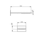 Верхний душ WONZON & WOGHAND, Хром (WW-HS101-CR)