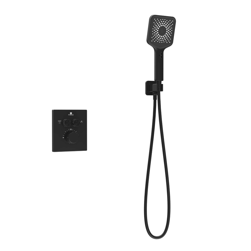 Душевой комплект Inspire VSFW-3I21MT4MB встраиваемый, термостатический, двухрежимный, черный, , шт