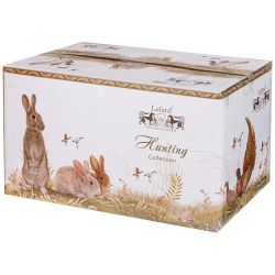 ЧАЙНЫЙ СЕРВИЗ LEFARD "ОХОТА" НА 6 ПЕР. 14 ПР. 1000/370/300 МЛ (КОР=2НАБ.)