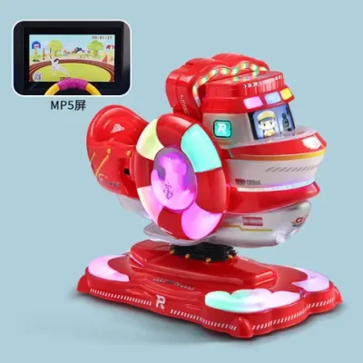 Аттракцион качалка с играми «Катер»