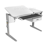 Растущая парта Дэми СУТ 45 с лотком и тумбой ТСН.07 (1200×565 мм)