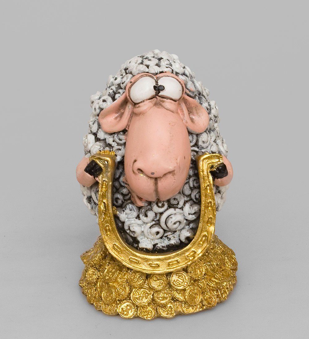 RV-258 Фигурка-копилка Овца «Подкова на Удачу» (W.Stratford)