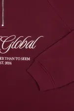 Толстовка Ruff Global Halfzip Sport Jacket Burgundy