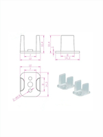 Крепления для гибкого неона 50 шт