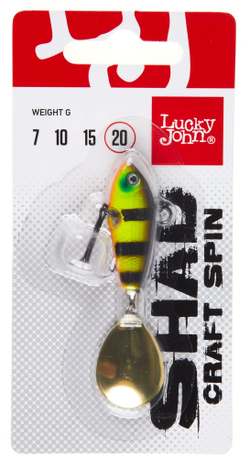 Тейл-спиннер Lucky John SHAD CRAFT SPIN 20.0г  004 в блистере