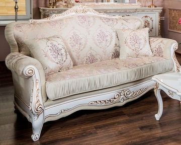 Диван АЛСУ белый глянец