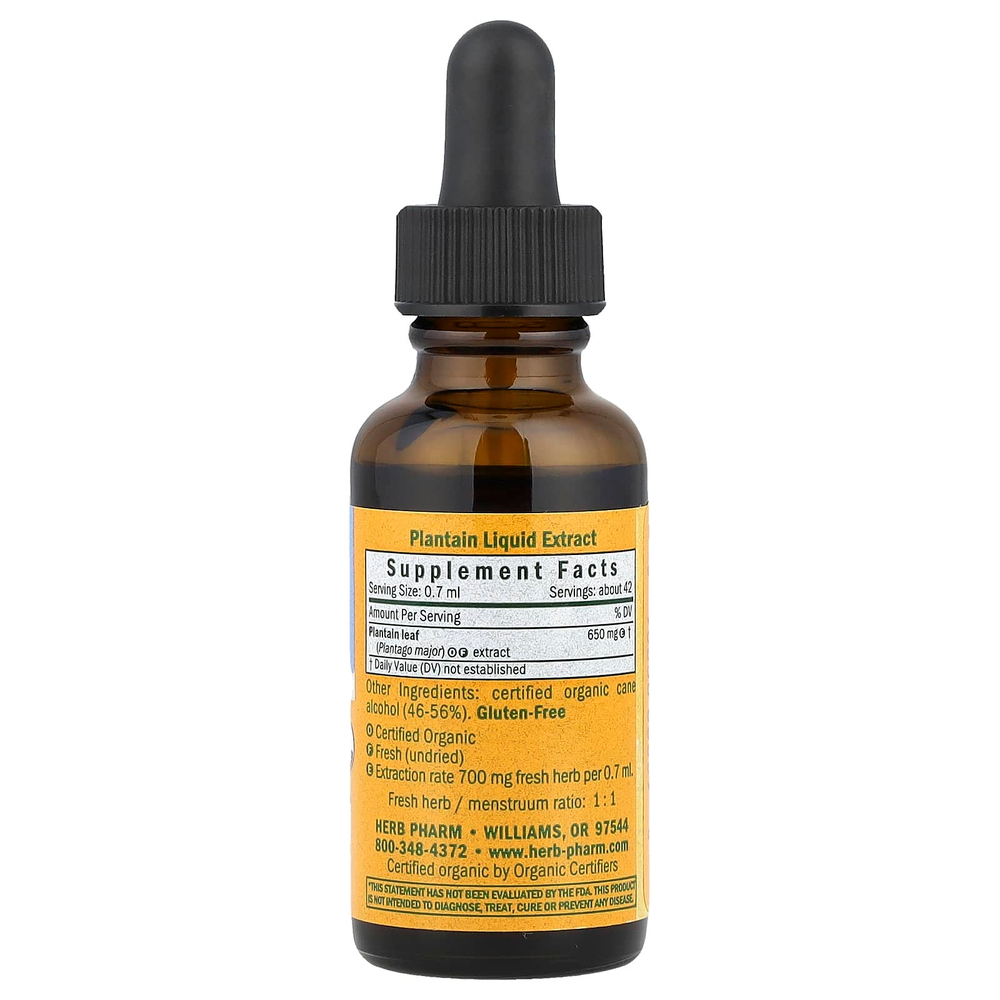 Herb Pharm, подорожник, 30 мл (1 жидк. унция)