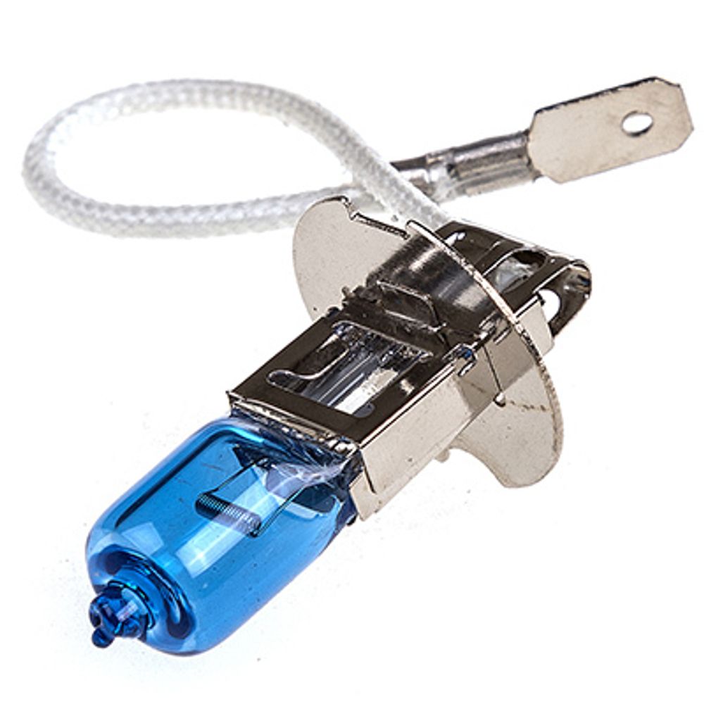 Лампа H3 12V 100W Pk22s набор +30% XENON WHITE (SKYWAY)