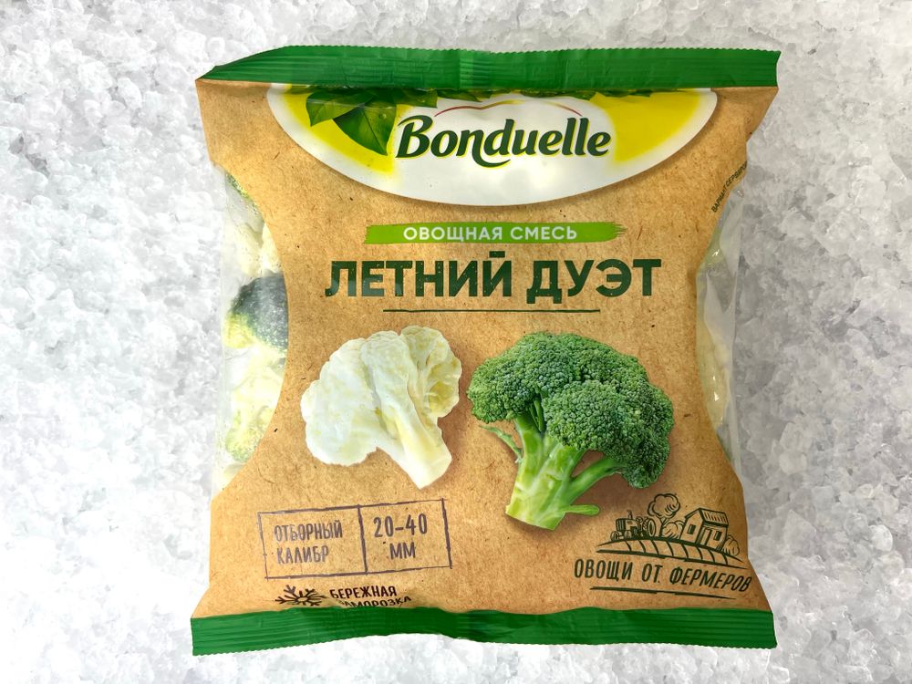 Овощная смесь Бондюэль &quot;Летний дуэт&quot; | Свежемороженая | 400 гр.