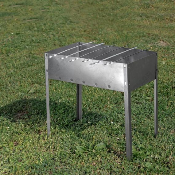 Мангал сборный Helios Light 400x240x400мм, 6 шампуров, сталь 0,4мм (HS-МC.03-Э-1) Helios (0)