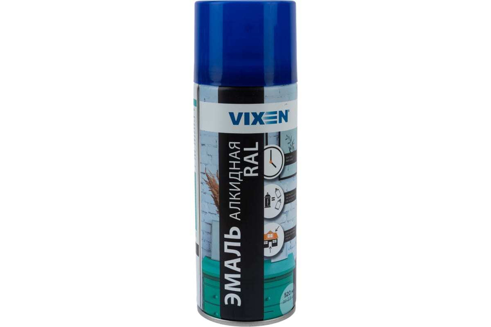 Эмаль алкидная Vixen RAL5005 синий (520мл) аэрозоль