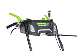 Снегоуборщик аккумуляторный Greenworks Арт. 2602807, 82V, 61 см, самоходный, бесщеточный