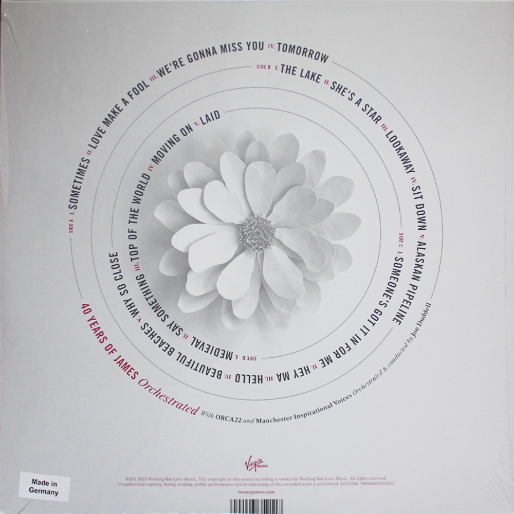 James / Be Opened By The Wonderful (2LP)