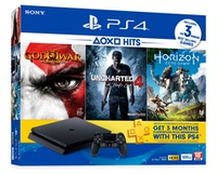 Бандл PlayStation 4 Slim 500Gb Б/У + 3 ИГРЫ