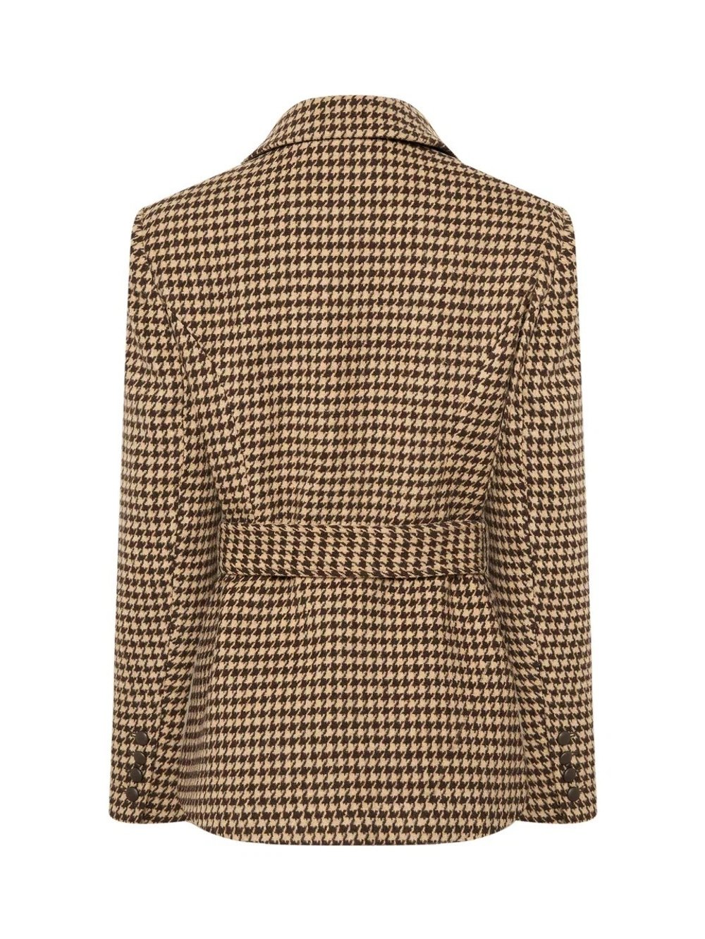 Жакет- пальто из шерсти, Бежевый