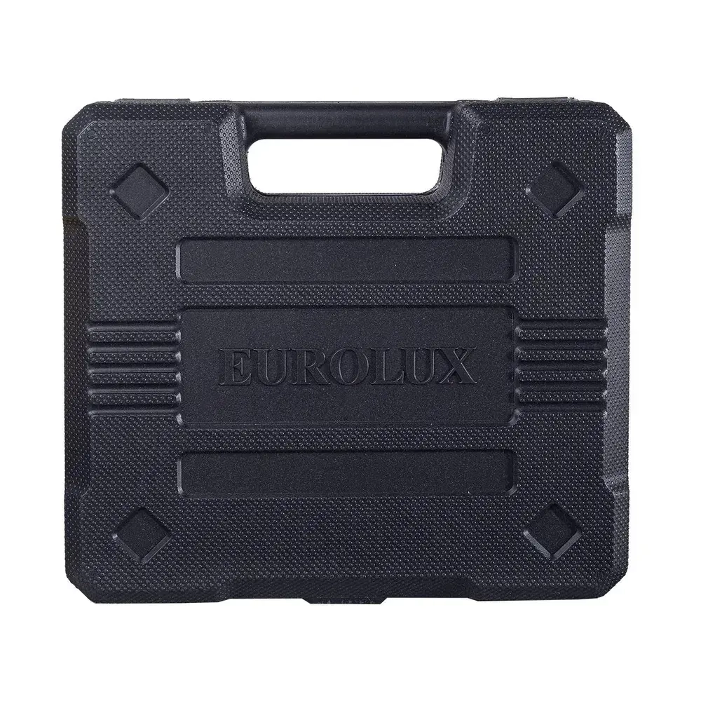 Шуруповерт аккумуляторный с режимом дрели Eurolux, в кейсе 2 АКБ, 12 В, 25 Н*м, 2 режима ДА-12DU-2