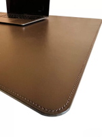 кожаный бювар - подложка на стол "Бизнес" модель № 9 шоколад