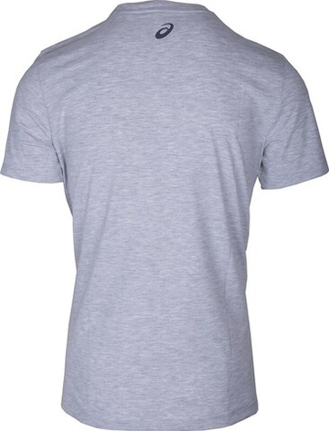 Мужская теннисная футболка Asics Chest Logo Short Sleeve T-Shirt - серый