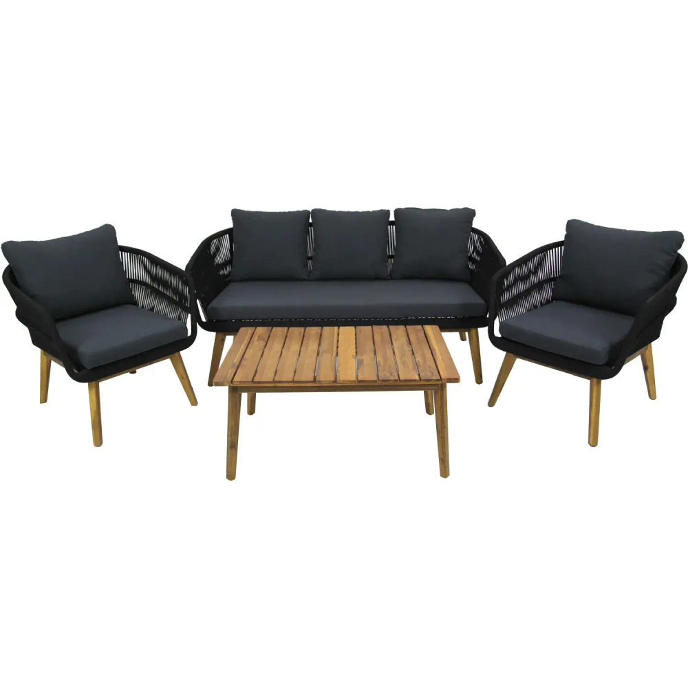 Набор мебели Belk_Камелия GS002 черный, серый Garden story