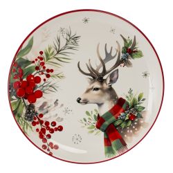 GAEM Тарелка "Олень", L26 W26 H2,5 см