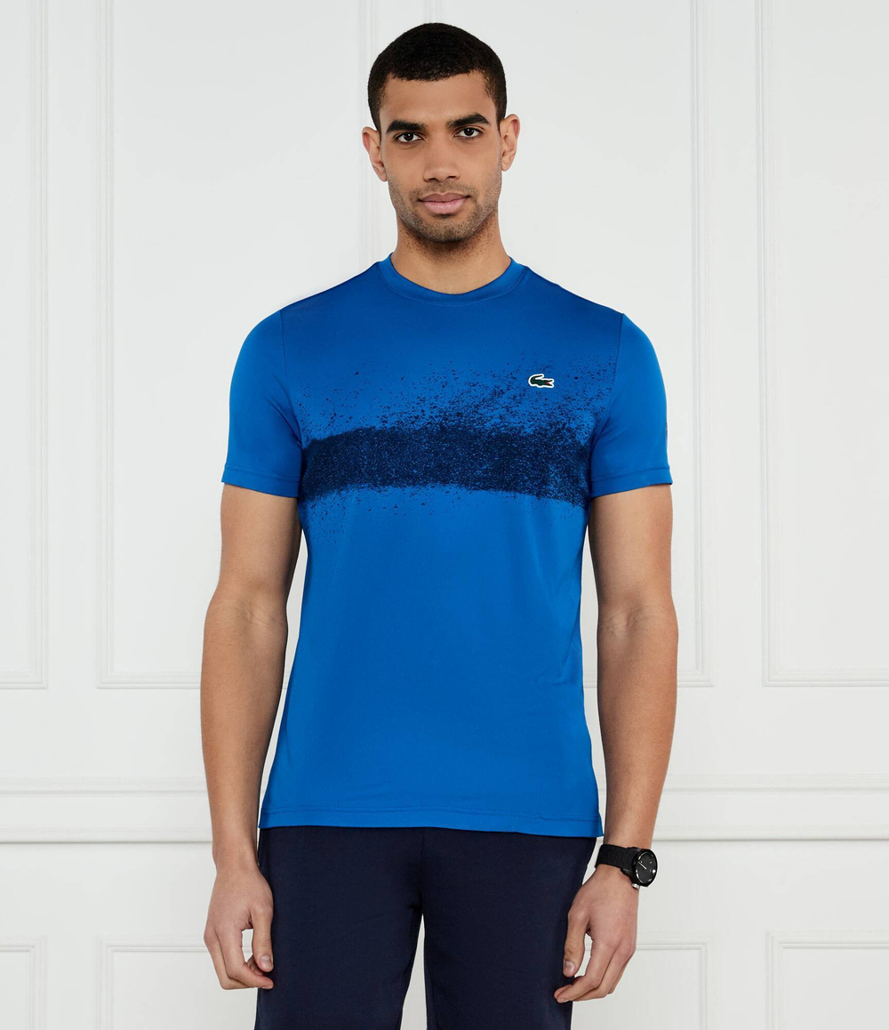 Футболка Lacoste x Novak Djokovic Lacoste - голубой(TH8986)