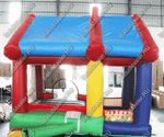Батут "Домик в деревне с крышей" 3.5*3*2.7 м