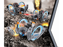 Радиоуправляемая боевая машина Keye Toys Universe KT802, лазерный прицел, пульки, 2.4G, для RC сражений, голубая
