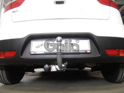 Фаркоп оцинкованный Galia K037C для Kia Rio III хетчбек/седан 2011-2017(паспорт и сертификат в комплекте)(без электрики)