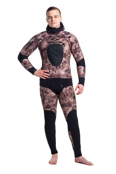 Гидрокостюм Aquateam Reef 5 мм ультраспан/открытая пора коричневый