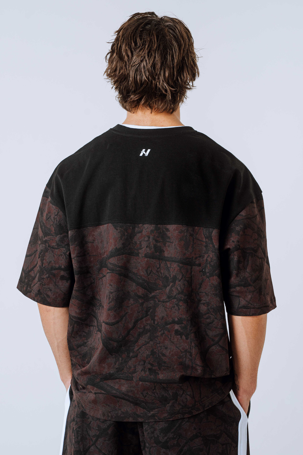 Футболка Oversized Tee POWER 898 DARK BROWN CAMO
