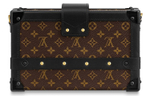 LOUIS VUITTON Petite Malle Monogram Black/Brown