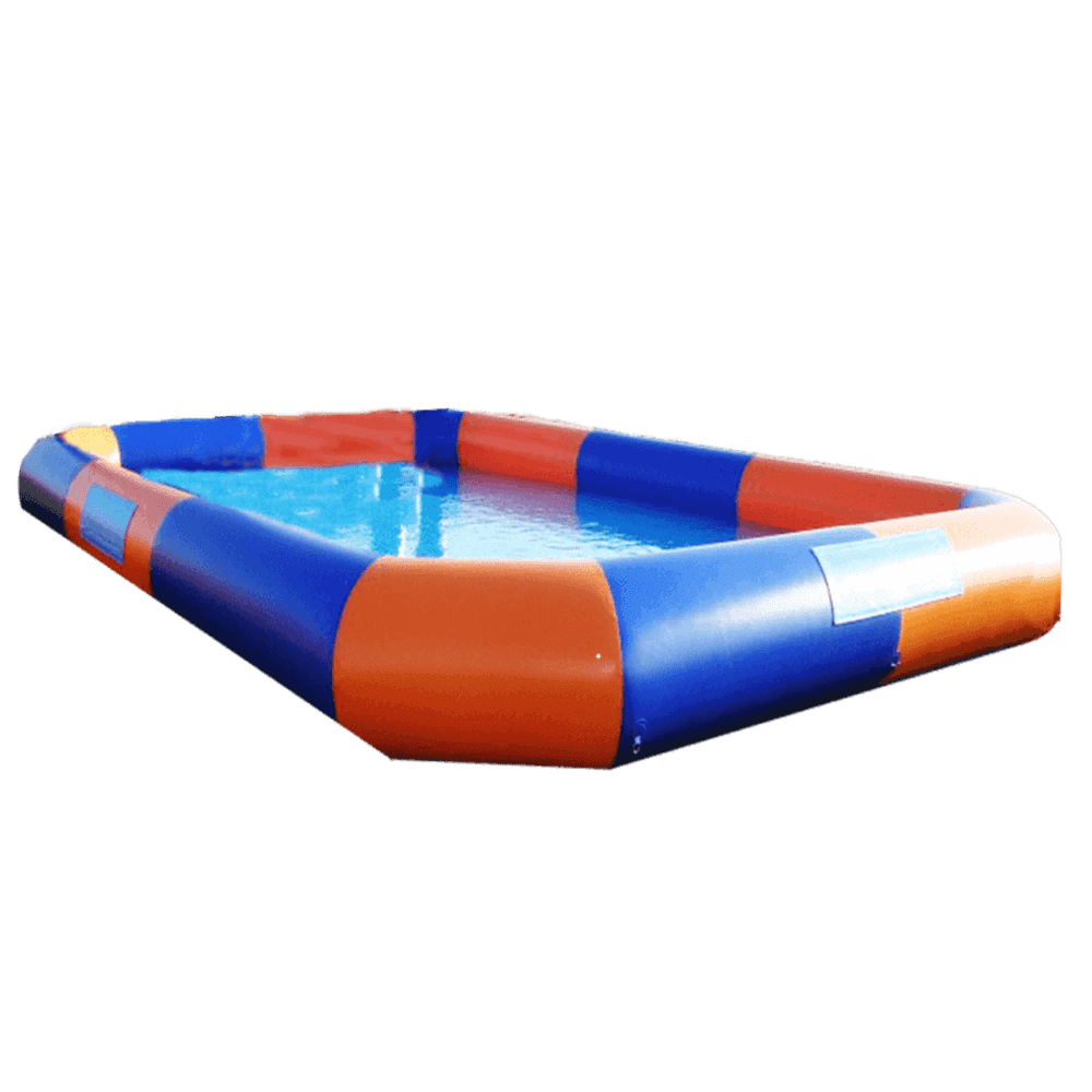 Квадратный надувной бассейн "Зебра" 4*4*0.5 м