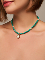 10151121 Колье Роман с камнем