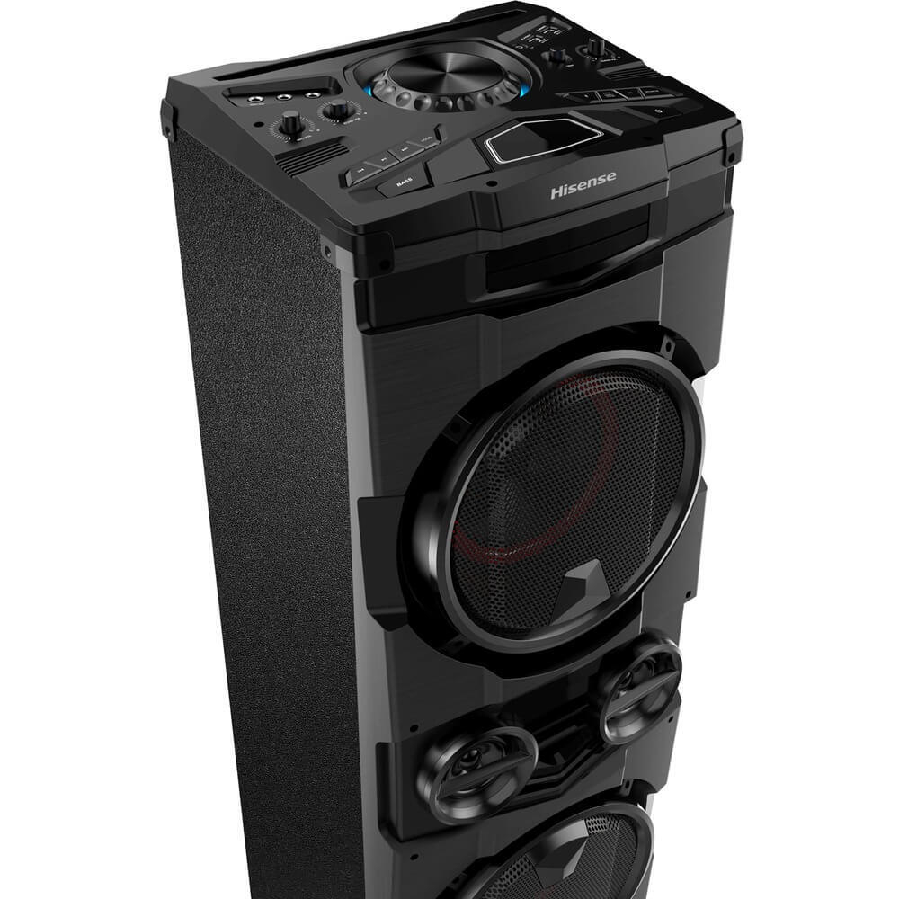 Минисистема Hisense Party rockstar 1600 черный 800Вт FM USB BT