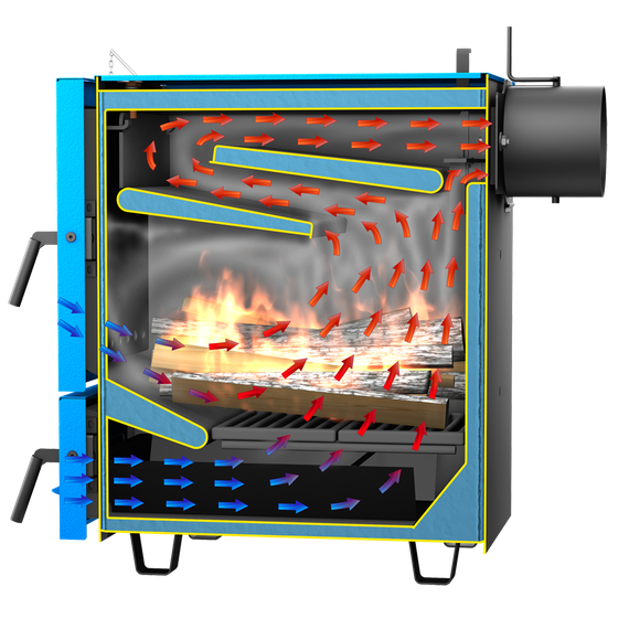 Котел твердотопливный СТЭН Кобальт 25