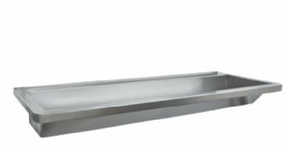 Раковина коллективная прямоугольная нерж. сталь WASH 13050.24.SP.S матовый