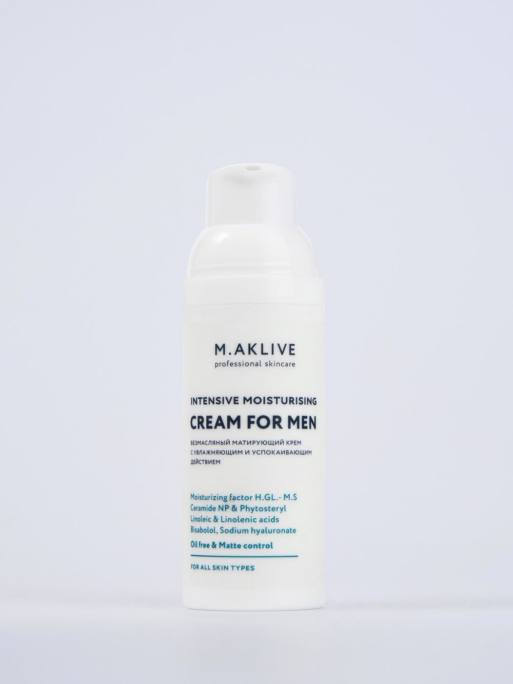 M.Aklive CREAM FOR MEN Интенсивно увлажняющий крем для мужчин, 50мл