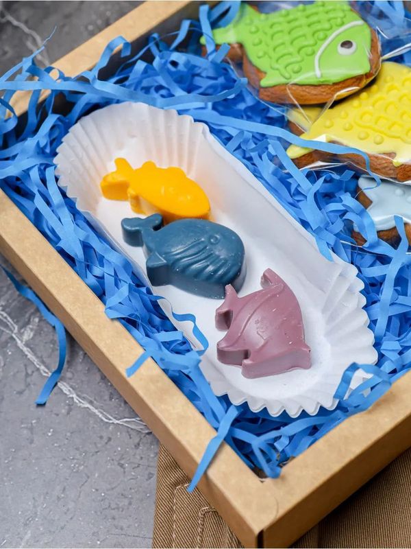 Подарочный набор имбирные пряники и конфеты 